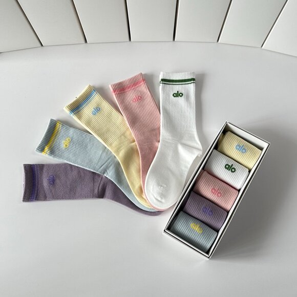 Alo Mid-Calf Socks - Picture 8 of 9